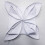 Linen Dinner Napkins Washable White Cotton 4 Pcs 6
