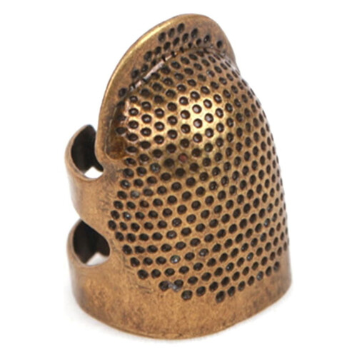 Brass Thimble for Sewing and Knitting 2 Pcs