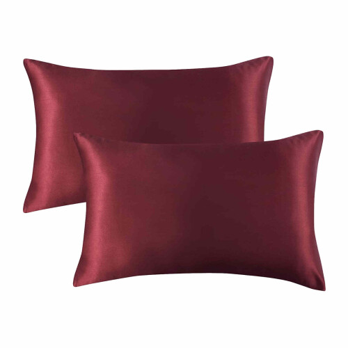 Blizzy Silk Pillowcase Satin Envelope Closure 2 Pack 1