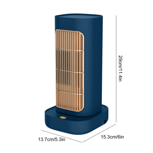 Oscillating Heater Fan 1300W 2-Speed Portable 1