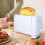 Stainless Steel Toaster Retro Style 2-Slice 6 Functions 5
