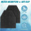 Striped Urinal Mats Non-Slip Water-Absorbent 5-Pack 16.73" 5