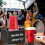 Cup Marker Slot and Drink Dispenser Plastic Organizer for 2