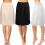 Women's Half Slip for Dresses - Satin with Lace, 3-Pack 6