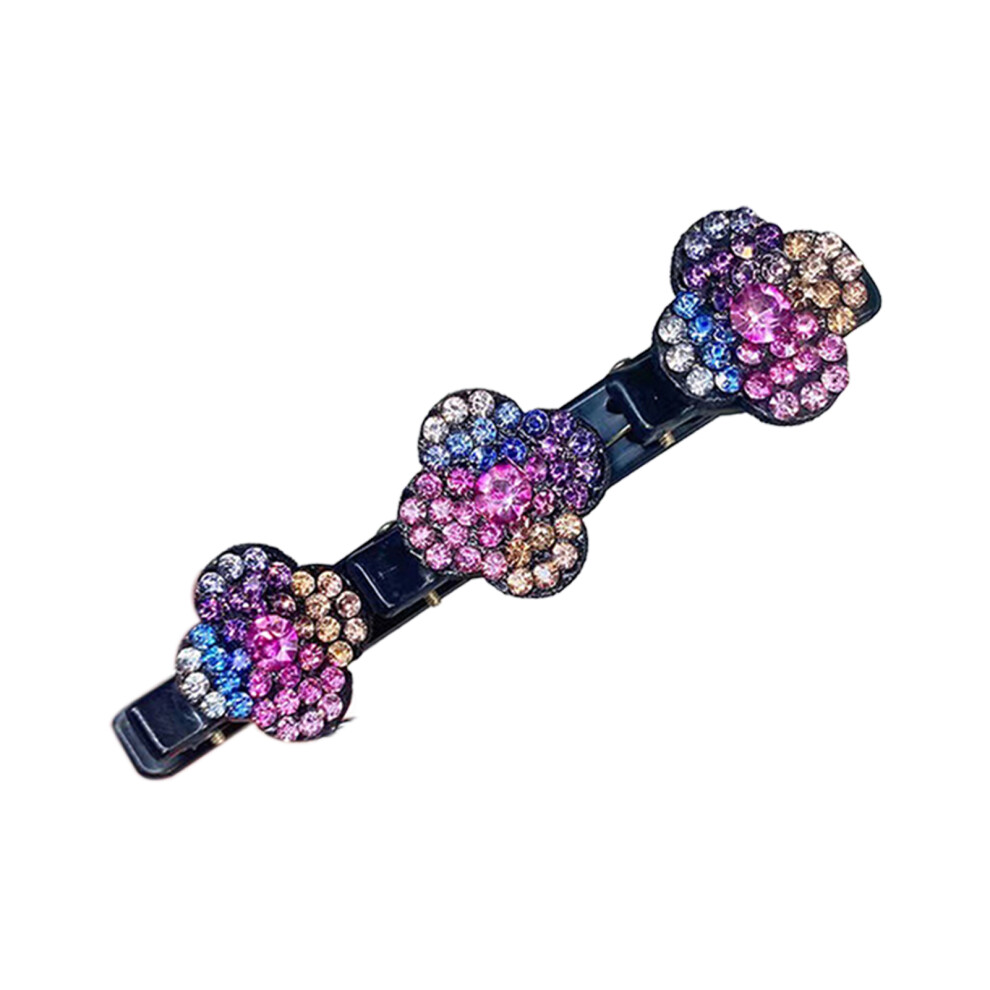 Xinwanna flower-shaped double-layer hair clip with non-slip