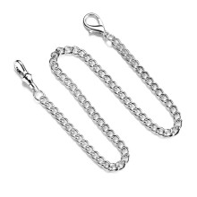 Pocket Watch Chain Alloy Necklace for Women and Men
