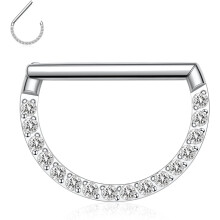 Nose Ring Straight Rod Septum Jewelry Surgical Steel 16G 18G