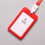 ID Badge Holder Vertical Hard Colorful with Clear Window 3
