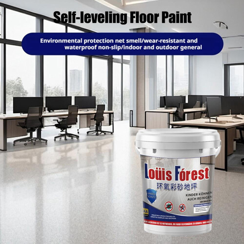 Marble Epoxy Floor Paint Self-Leveling Waterproof Non-Slip 2