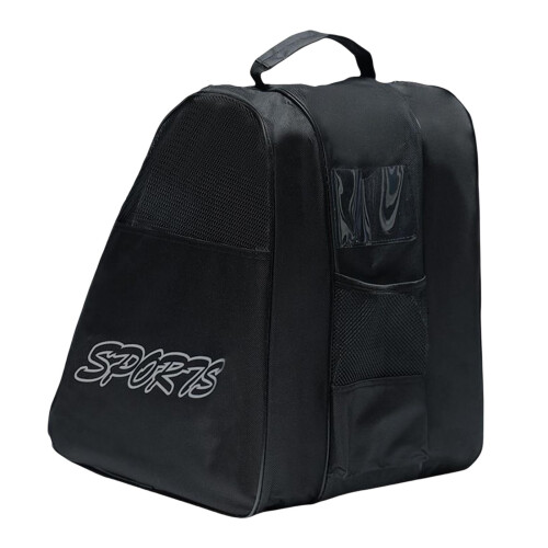 Skate Bag Black for Roller Ice Quad Inline Hockey Skates