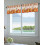 Burnt Orange Pumpkin Valance Rustic Linen 54"x18" 3