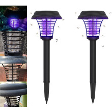 Solar Bug Zapper LED Mosquito Killer 2 Pcs