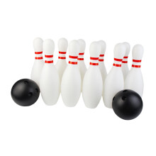 Kids Bowling Set Educational 10-Pin with 2 Balls 25 cm