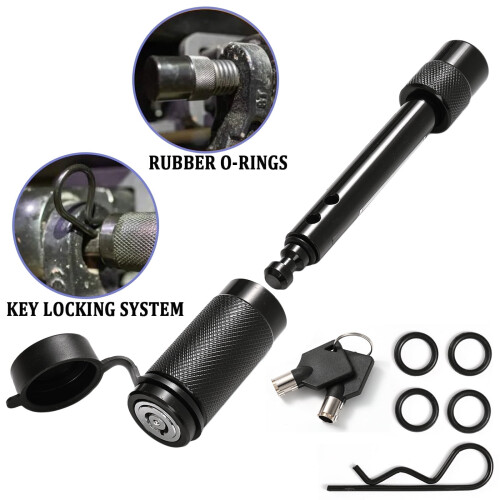 Trailer Hitch Pin Lock for 2" and 2-1/2" Receiver with 2