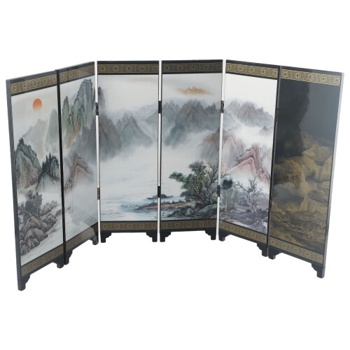 Wooden Chinese Style Folding Screen Room Divider