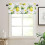 Lemon Tropical Fruit Leaf Kitchen Valance 54x18in Rod 3
