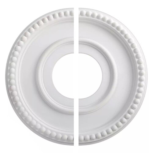 Ceiling Medallion Round Split Cover for Fan Light Fixture
