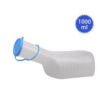 Male Urinal Glow-in-Dark 1000ml Spill-Proof Portable with