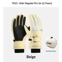 Kids Ski Gloves Thermal Waterproof Cold Weather Outdoor Use