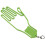 Golf Gloves Stretcher Holder Rack Plastic Light Green 1 1