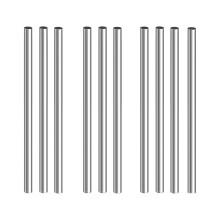 304 Stainless Steel Round Rod 2mm x 125mm 10Pcs