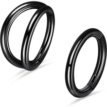 Titanium Nose Hoops 16G 6–12mm 2 Pcs