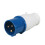 240V 16A Blue Industrial Plug Socket IP44 2P+E 1