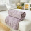 Butterfly Flower Printed Throw Blanket Coral Flannel 1