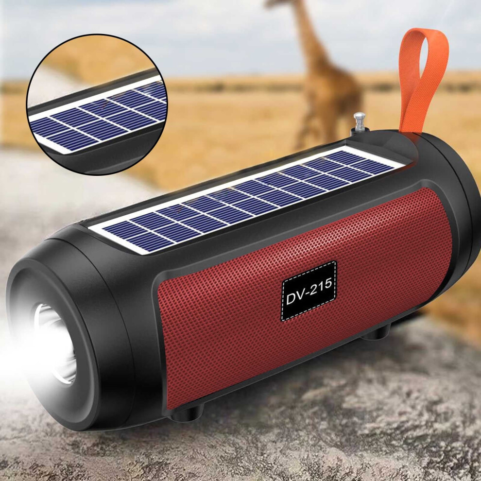 Cameland Portable Solar Bluetooth Speaker With Subwoofer 10W 9027700822474
