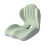 L-Shaped Car Seat Cushion Memory Foam Green 3