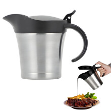 Gravy Boat Stainless Steel Double-Wall Insulated Jug with