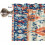 Boho Kitchen Curtains Set Rod Pocket Vintage Floral Pattern 5