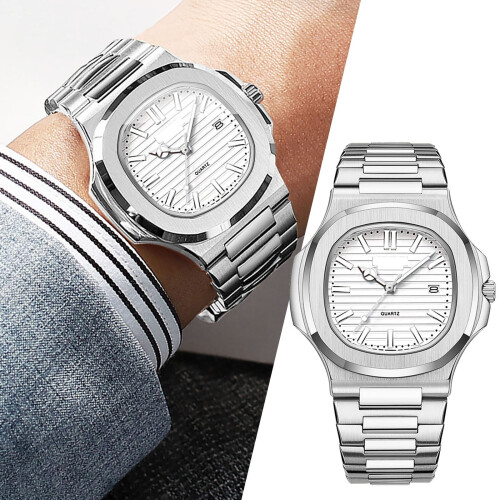 Automatic Mechanical Watch and Korean Quartz Men's Watch
