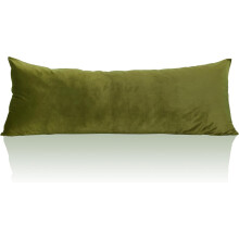 Moss Green Velvet Body Pillowcase 20x54 inch with Hidden