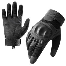 Men's and Women's Winter Motorcycle Gloves Black L