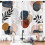 Boho Kitchen Curtains Navy Gold 27.5x36 inch Geometric 1