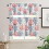 Red Navy Blue Coastal Kitchen Curtains with Valances 36 1