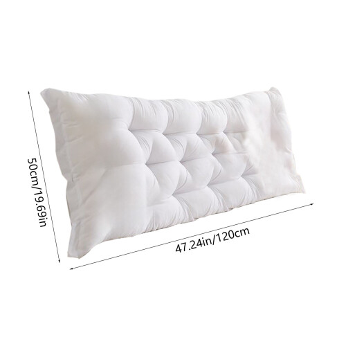 Bedside Cushion Soft Backrest Pillow for Bed Tatami Support 1