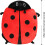 Ladybug Plush Sleeping Pillow 60 cm 3