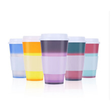 Color Changing Cups with Lids and Straws 5-Pack 16 oz