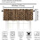 Cheetah Print Valance Curtain Brown Leopard 54x18 inch 5