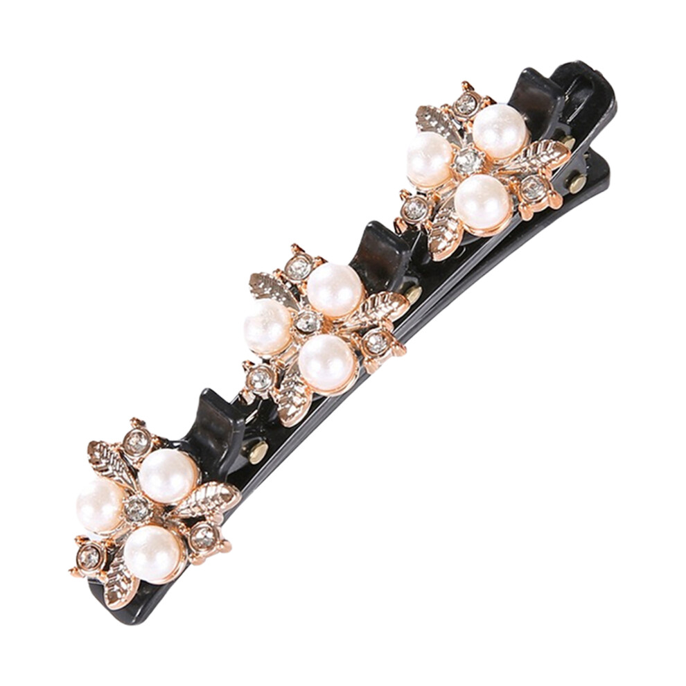 Xinwanna flower-shaped double-layer hair clip with non-slip
