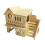 Hamster House Wooden Hideaway for Small Pets 1