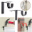 Curtain Rod Brackets Zinc Alloy 4 pcs Silver 3