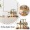 Stirling Engine Kit Single Cylinder Steam Model with LED 3