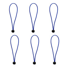 Ball Cord Heavy Duty Stretch Tie Loop Strap 6 inch Blue