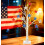 Lighted Star Tree Ornament Red White Blue 4th of July 1