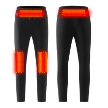 Women's Heated Pants Fleece-Lined with 4 Heating Zones and