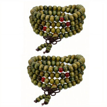 Sandalwood Buddhist Prayer Bracelet 108 Beads 8mm