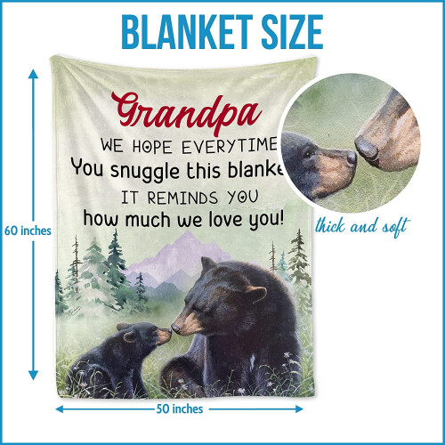 Coperta regalo per la nonna, 50x60 cm, ideale per Natale e compleanno. 1